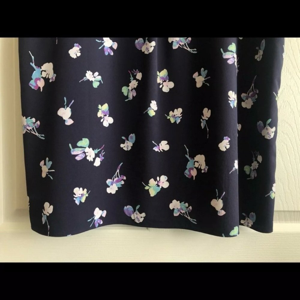 Caslon (Nordstrom) floral print shift dress spring summer sz XL - Picture 12 of 13